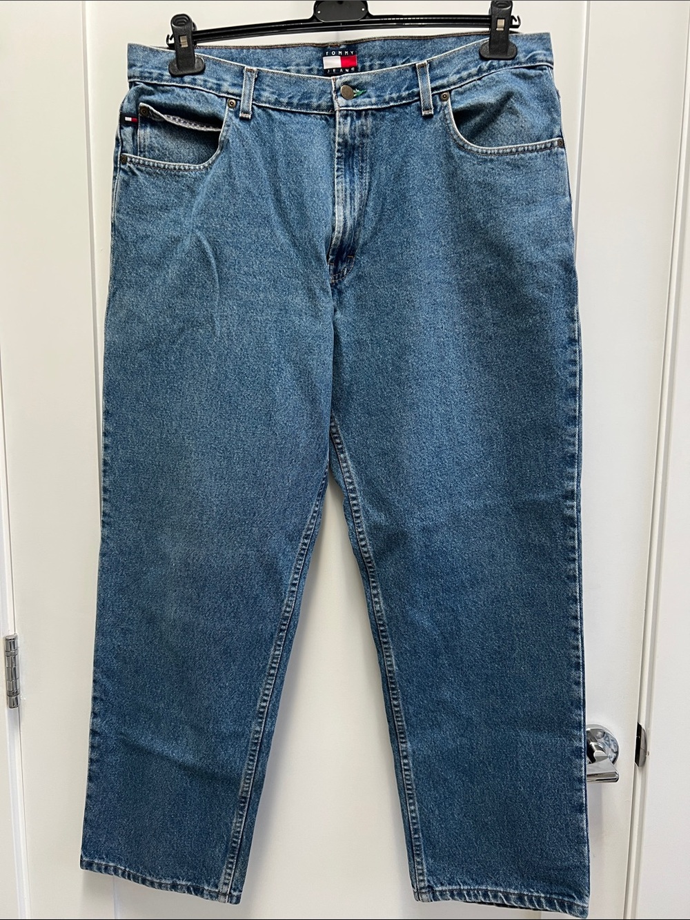 Tommy Hilfiger vintage 90’s Freedom baggy Denim Jeans in Medium Blue